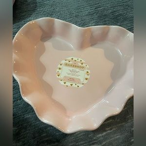 Heart shaped pie dish